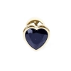 Biżuteria analna Gold Heart MyLove Toys czarna 7 cm