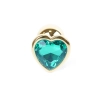 MyLove Toys - Jewellery Gold  Heart PLUG- Green