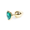 MyLove Toys - Jewellery Gold  Heart PLUG- Green