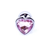 Biżuteria analna srebrne serce MyLove Toys 7 cm