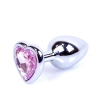 Biżuteria analna srebrne serce MyLove Toys 7 cm