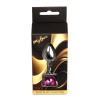 Korek analny srebrny z serduszkiem MyLove Toys różowy 7 cm