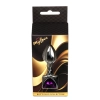 Biżuteria analna srebrna serce MyLove Toys fioletowa 7 cm