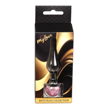 Biżuteria analna srebrna Rose MyLove Toys 9,5 cm