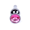 Biżuteria analna stalowa z różowym diamentem MyLove Toys 9,5 cm
