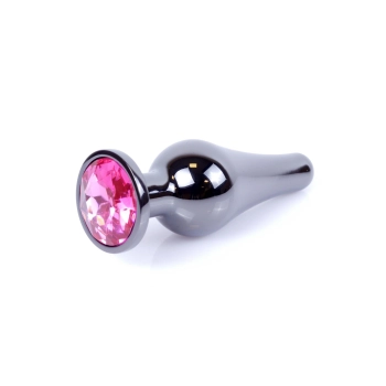 Biżuteria analna stalowa z różowym diamentem MyLove Toys 9,5 cm