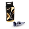 Stalowy korek analny z diamentem MyLove Toys srebrny 9,5 cm