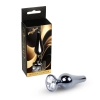 Biżuteria analna stalowa MyLove Toys srebrna z diamencikiem 9.5 cm