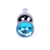 Biżuteria analna stalowa MyLove Toys jasnoniebieska 9.5 cm