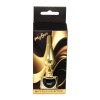 Stalowy korek analny z diamentem MyLove Toys czarny 9,5 cm