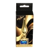Korek analny stalowy MyLove Toys z diamentem ciemnieniebieski 9,5 cm