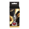 Korek analny srebrny z czerwonym diamencikiem MyLove Toys 9,5 cm