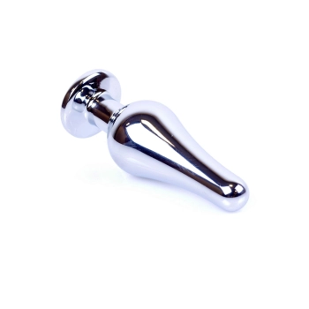 Korek analny srebrny z diamentem MyLove Toys 9,5 cm