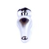 Biżuteria analna srebrna MyLove Toys ciemnoniebieska 9,5 cm
