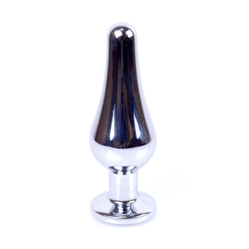 Biżuteria analna srebrna MyLove Toys ciemnoniebieska 9,5 cm
