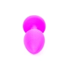 Korek analny silikonowy z diamentem MyLove Toys różowy 7 cm