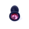Biżuteria analna silikonowa MyLove Toys czarna mała 7 cm