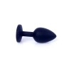 Biżuteria analna silikonowa MyLove Toys czarna mała 7 cm