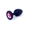 Biżuteria analna silikonowa MyLove Toys czarna mała 7 cm