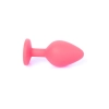 Silikonowa biżuteria analna MyLove Toys czerwona średnia 8 cm