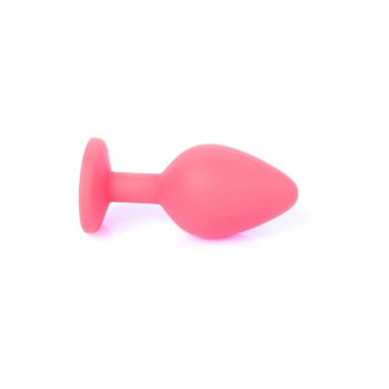 Silikonowa biżuteria analna MyLove Toys czerwona średnia 8 cm