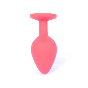 Silikonowa biżuteria analna MyLove Toys czerwona średnia 8 cm