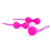 Kulki-Silicone Kegal Balls Set - Pink