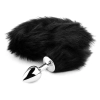 Korek analny z puszystym ogonem lisa HeavyFun czarny XL