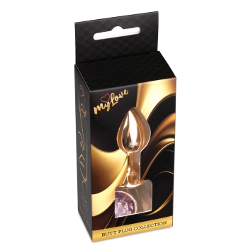 Biżuteria analna Red Gold Rose MyLove Toys 7 cm
