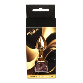Biżuteria analna Red Gold Rose MyLove Toys 7 cm