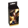 Stalowy korek analny z diamentem MyLove Toys granatowy 7 cm