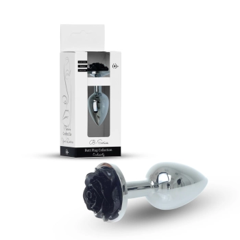 Plug-Jewellery Silver PLUG ROSE- Black
