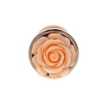 Biżuteria analna stalowa Rose Peach MyLove Toys 7 cm