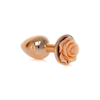 Biżuteria analna stalowa Rose Peach MyLove Toys 7 cm