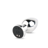 Wibrujący metalowy korek analny z pilotem USB M B Series HeavyFun