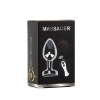 Wibrujący metalowy korek analny z pilotem USB M B Series HeavyFun