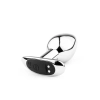 Korek analny metalowy wibrujący z pilotem USB B Series HeavyFun