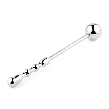 Stalowy korek analny z długim uchwytem HeavyFun 27,5 cm