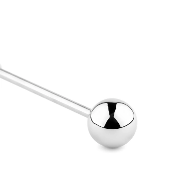 Stalowy korek analny z długim uchwytem HeavyFun 27,5 cm