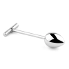 Korek analny stalowy nierdzewny HeavyFun z 5 końcówkami 16.5 cm