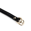 Knebel kulkowy silikonowy 4 cm regulowany czarny HeavyFun