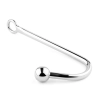 Stalowy hak analny HeavyFun z kulką 3,2 cm 24 cm