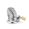 Stalowa spiralna klatka na penisa B Series HeavyFun 7,7 cm