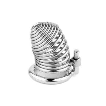 Stalowa spiralna klatka na penisa B Series HeavyFun 7,7 cm