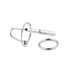Metalowy plug do cewki ze stali nierdzewnej z pierścieniem 8 cm
