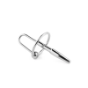 Metalowy plug do cewki z pierścieniem stal nierdzewna 8 cm HeavyFun