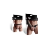 Jockstrap męski Regnes Fetish Planet z metalowym kółkiem czarny S/M