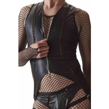 Regnes - CRDSET002 body i majtki czarny L