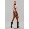 Majtki jockstrap Regnes Fetish Planet tiul zebra S