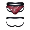 Majtki jockstrap tiulowe Regnes Fetish Planet zebra L